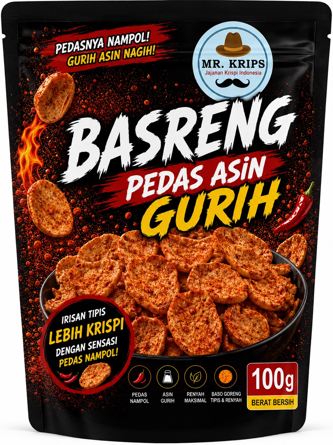 Basreng Pedas Asin