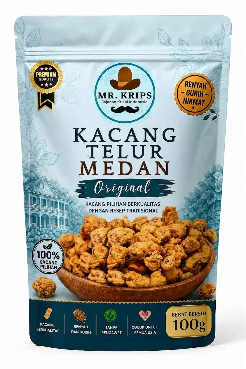 Kacang Telur Medan Mr. Krips